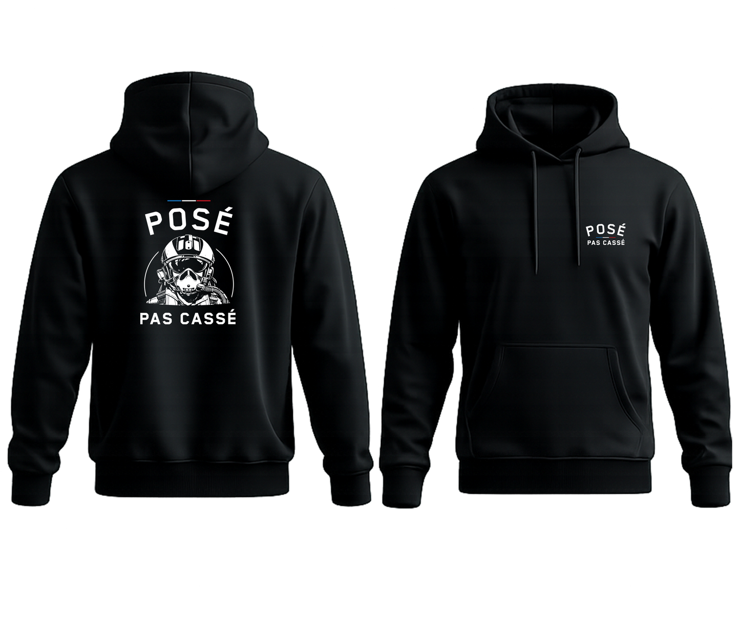 Sweat "Posé pas cassé"